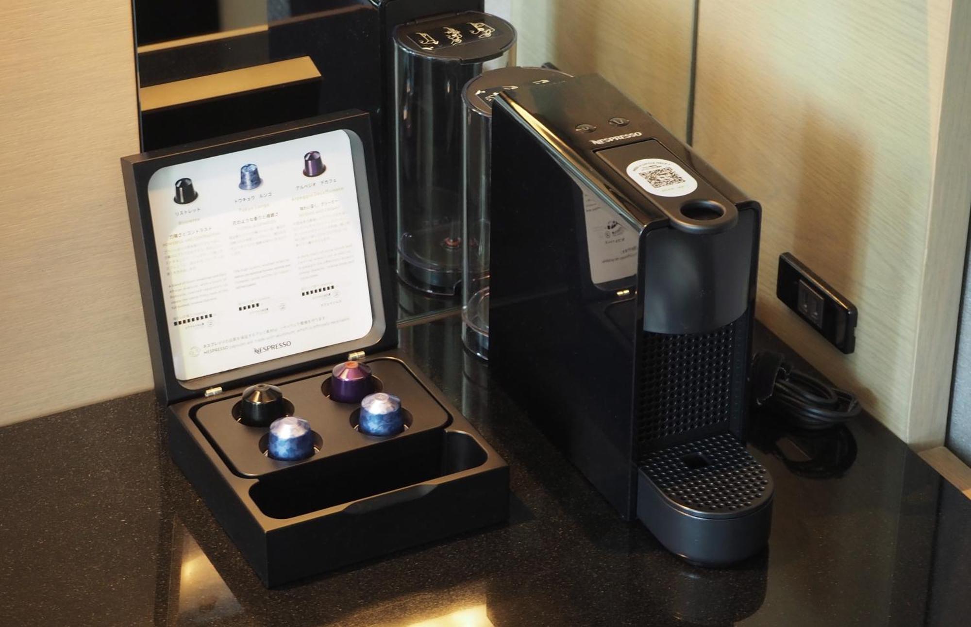 Hotel New Otani Tokyo The Main Exteriör bild A Nespresso coffee machine